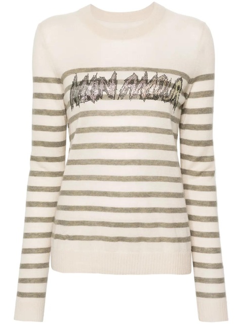 Zadig&Voltaire Mon Amour striped jumper - Neutrals - zdjęcie produktu nr 1