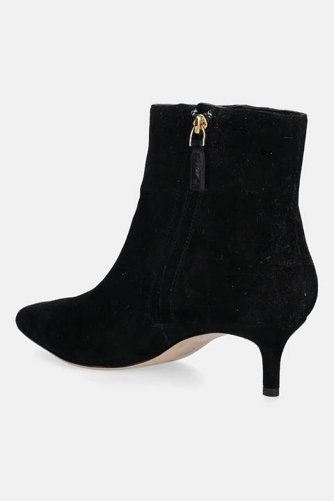 Lauren Ralph Lauren botki zamszowe Mckay Bt Hl damskie kolor czarny na szpilce 802967779001 - zdjęcie produktu nr 2