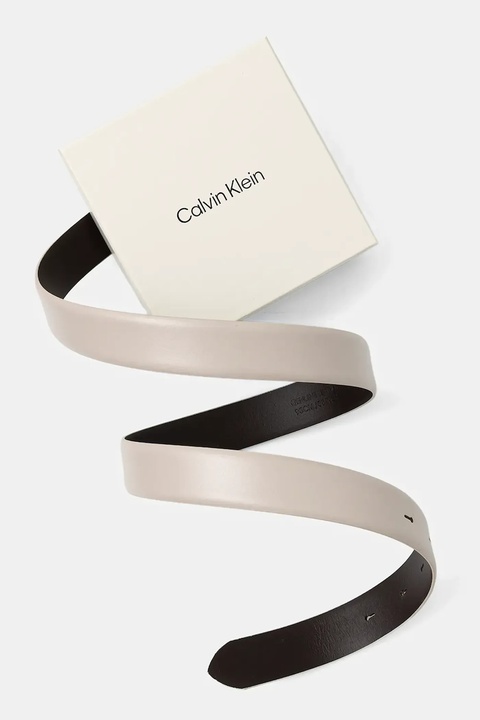 Calvin Klein pasek skórzany damski kolor biały LV04F7054G - zdjęcie produktu nr 2