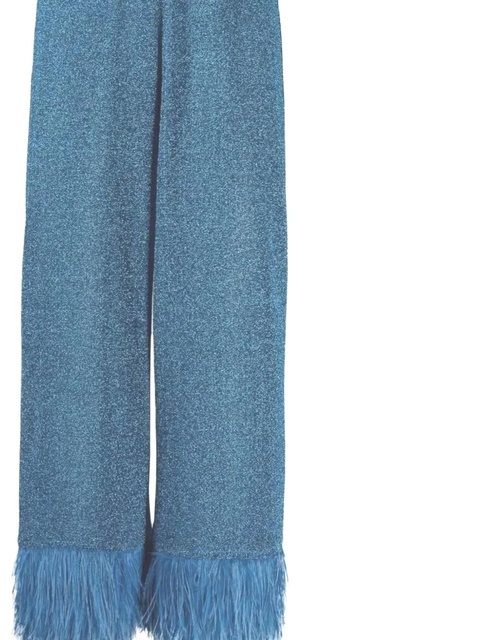 Oséree Lumière Plumage trousers - Blue - zdjęcie produktu nr 2