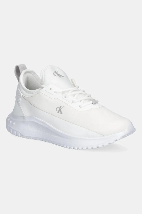 Calvin Klein Jeans sneakersy EVA RUNNER LOW LACE MIX IN damskie kolor biały YW0YW01759 - zdjęcie produktu nr 1