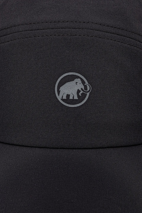 Mammut czapka z daszkiem kolor czarny gładka 1191-01671 - zdjęcie produktu nr 1