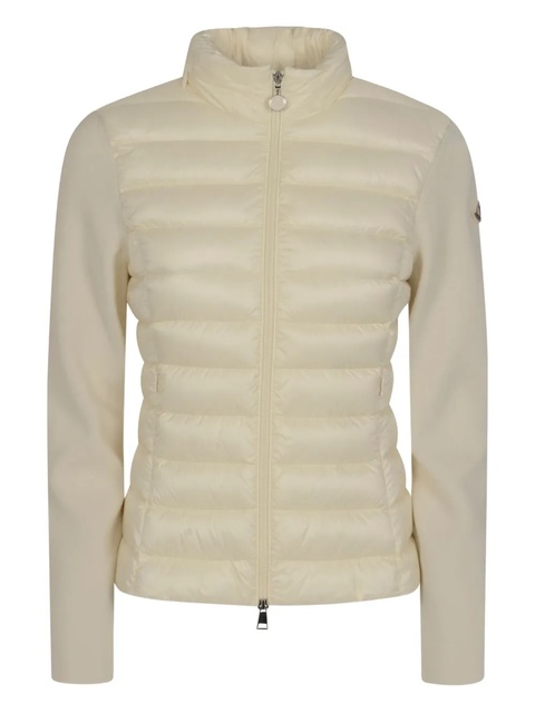 Moncler logo-patch jacket - Neutrals - zdjęcie produktu nr 1