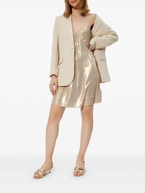 Zadig&Voltaire metallic-effect mini dress - Gold - zdjęcie produktu nr 2
