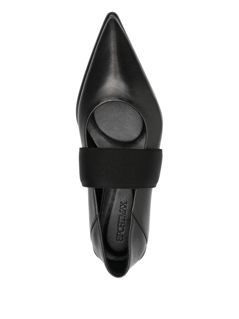 Sportmax leather ballet flats - Black - zdjęcie produktu nr 2