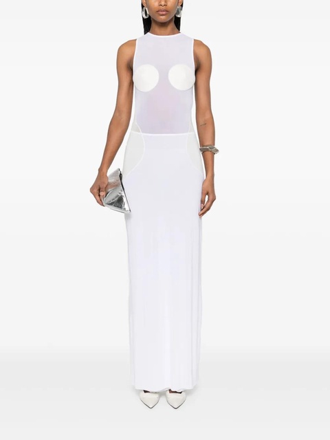 Jean Paul Gaultier conical maxi dress - White - zdjęcie produktu nr 1