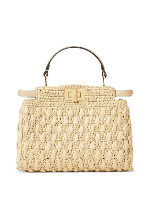 FENDI mini Peekaboo tote bag - Neutrals - zdjęcie produktu nr 2
