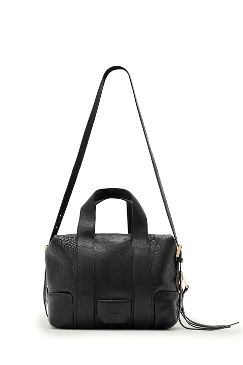 AllSaints torebka skórzana kolor czarny W509XD - zdjęcie produktu nr 2