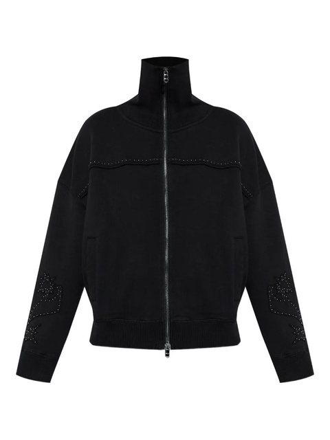 Zadig&Voltaire Milly studded zip-up sweatshirt - Black - zdjęcie produktu nr 1