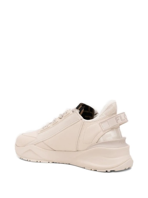 FENDI leather sneakers - Neutrals - zdjęcie produktu nr 2