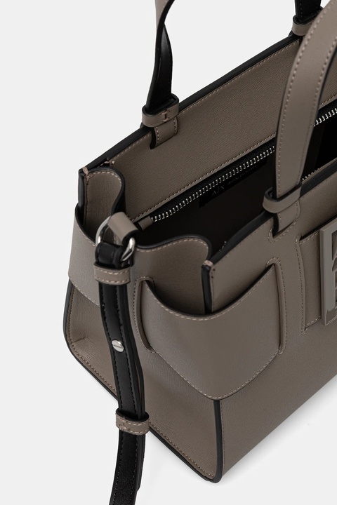 Armani Exchange torebka kolor szary 942690 0A874 - zdjęcie produktu nr 2