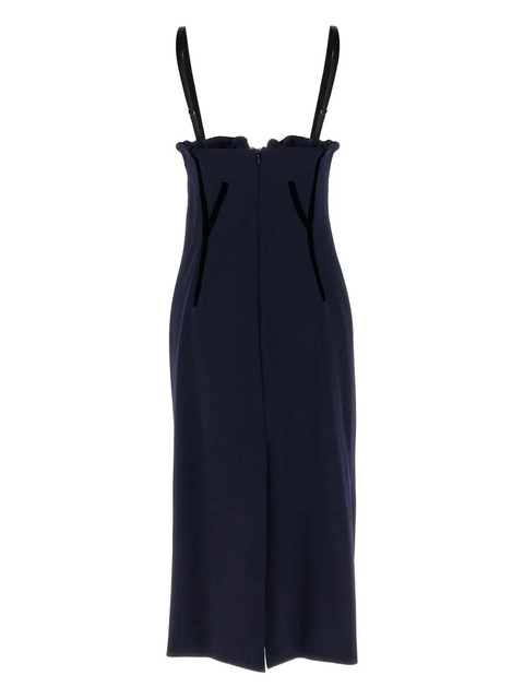 Sportmax velvet-cup corset dress - Blue - zdjęcie produktu nr 2