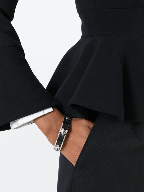 Alexander McQueen skull bangle - Black - zdjęcie produktu nr 1