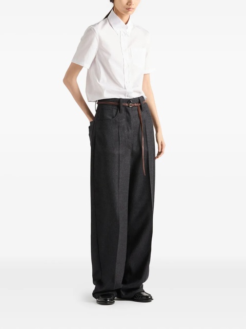 Prada patch-pocket shirt - White - zdjęcie produktu nr 1