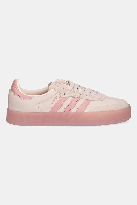 adidas Originals sneakersy zamszowe Sambae W damskie kolor różowy JS3956 - zdjęcie produktu nr 2