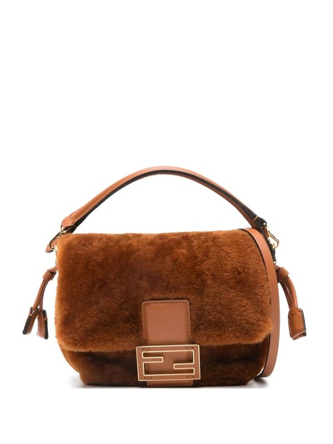 FENDI small Mamma Baguette cross body bag - Brown - zdjęcie produktu nr 1