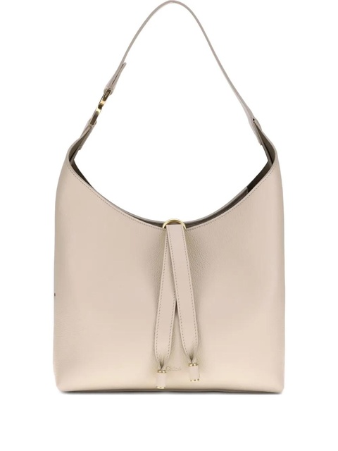 Chloé small Marcie leather buckle-detail shoulder bag - Neutrals - zdjęcie produktu nr 1