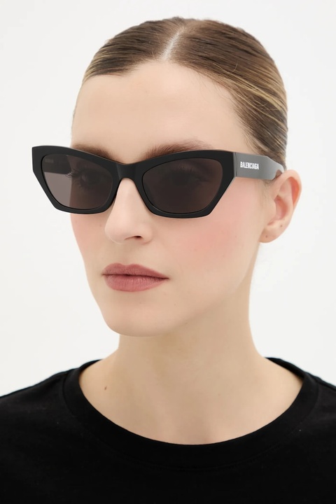 Balenciaga okulary przeciwsłoneczne damskie kolor czarny BB0447S - zdjęcie produktu nr 1