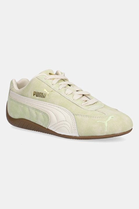 Puma sneakersy zamszowe Speedcat Faded damskie kolor zielony 403688 - zdjęcie produktu nr 1
