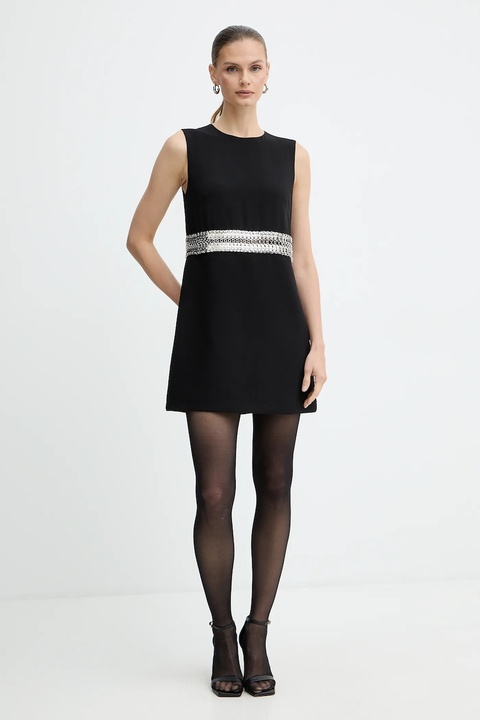 Pinko sukienka kolor czarny mini prosta 105956 A2YH - zdjęcie produktu nr 2
