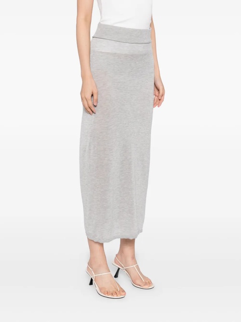 TOTEME knitted skirt - Grey - zdjęcie produktu nr 2