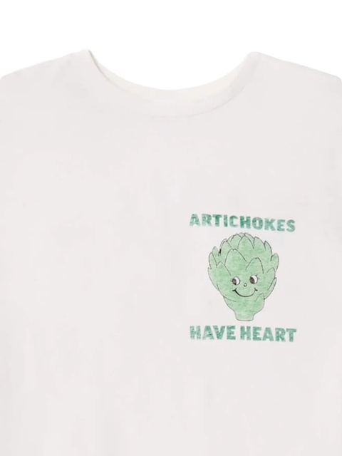 RE/DONE artichoke-graphic T-shirt - White - zdjęcie produktu nr 2