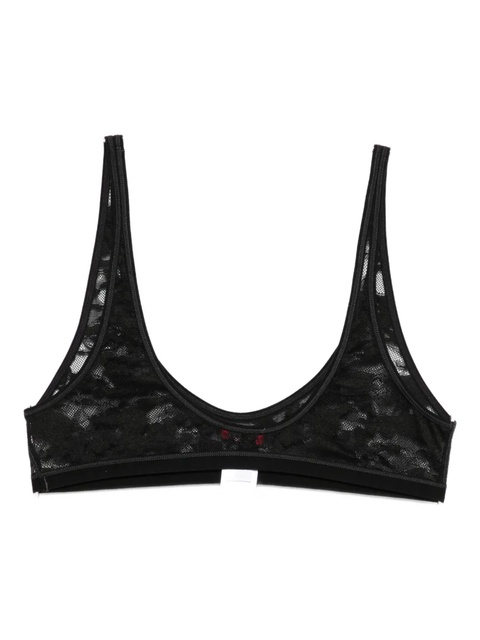 Diesel Tania-Utlt lace-paneled bra - Black - zdjęcie produktu nr 1