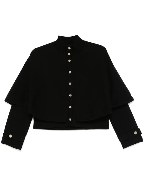 Maje cape-effect cardigan - Black - zdjęcie produktu nr 1
