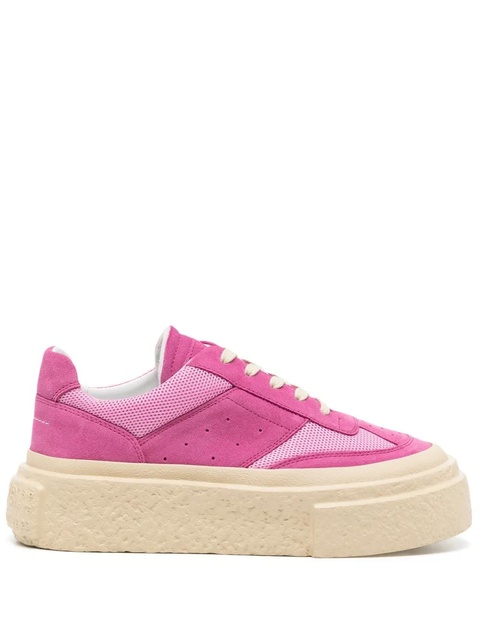 MM6 Maison Margiela Gambetta panelled sneakers - Pink - zdjęcie produktu nr 1