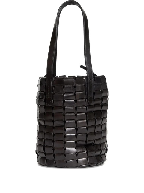 DRAGON DIFFUSION link leather bucket bag - Black - zdjęcie produktu nr 1