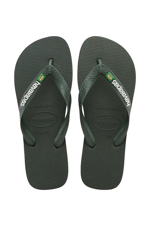 Havaianas klapki BRASIL LOGO kolor zielony 4110850.5983 - zdjęcie produktu nr 1