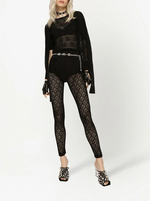 Dolce & Gabbana DG-logo jacquard jumper - Black - zdjęcie produktu nr 2