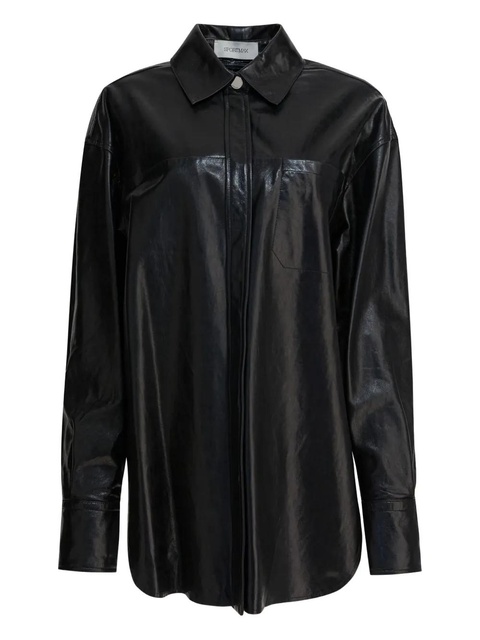 Max Mara chest-pocket leather jacket - Black - zdjęcie produktu nr 1