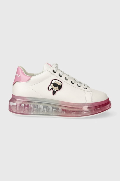 Karl Lagerfeld sneakersy skórzane KAPRI KUSHION kolor biały KL62630N - zdjęcie produktu nr 1