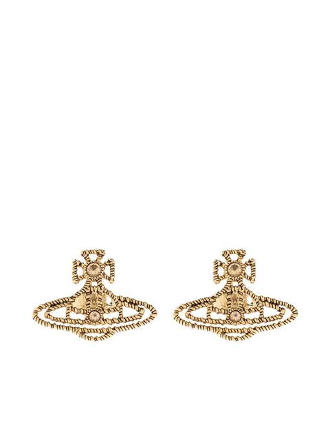 Vivienne Westwood orb-embellished rope earrings - Gold - zdjęcie produktu nr 1