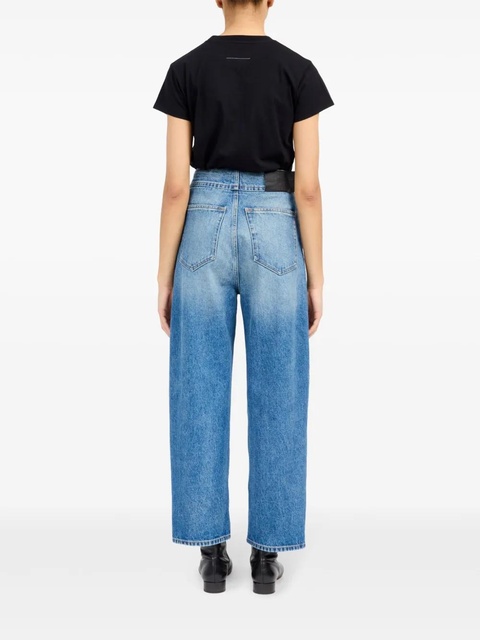 MM6 Maison Margiela button-up straight jeans - Blue - zdjęcie produktu nr 2