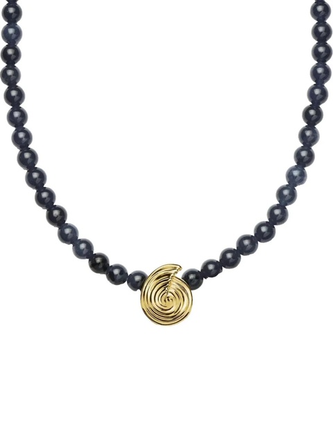 Missoma spiral-pendant beaded necklace - Blue - zdjęcie produktu nr 2