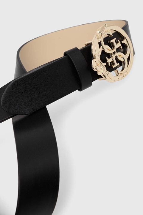 Guess pasek MARIEKE damski kolor czarny BW9106 P4235 - zdjęcie produktu nr 2