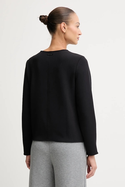 United Colors of Benetton bluza damska kolor czarny gładka 3QAFD10AU - zdjęcie produktu nr 1