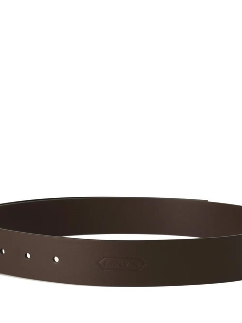 Lanvin leather buckle belt - Brown - zdjęcie produktu nr 2