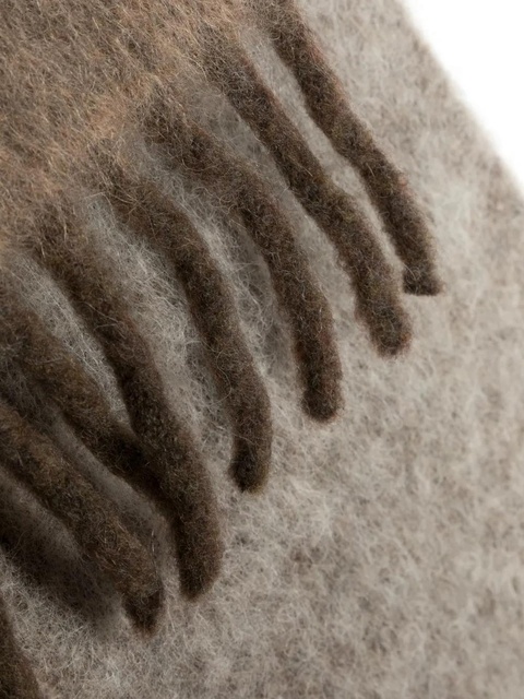 Ruslan Baginskiy logo-embroidered scarf - Brown - zdjęcie produktu nr 2