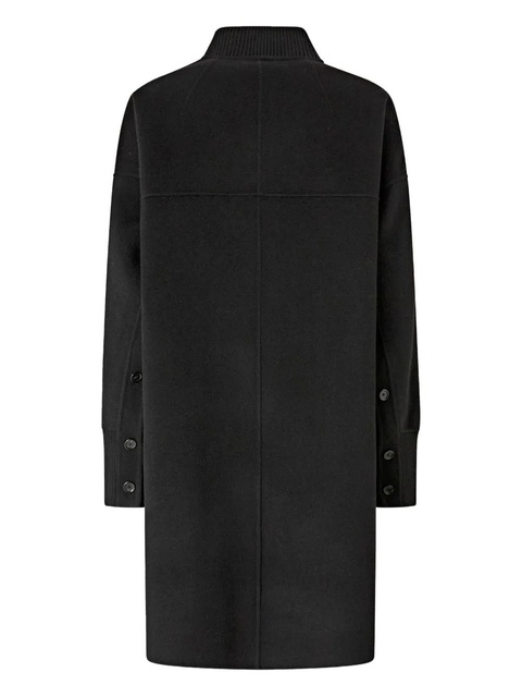 PINKO wool buttoned-up coat - Black - zdjęcie produktu nr 2