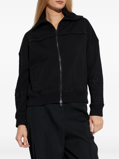 Zadig&Voltaire Milly studded zip-up sweatshirt - Black - zdjęcie produktu nr 2