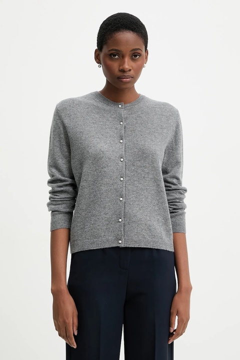 United Colors of Benetton sweter wełniany damski kolor szary lekki 1002D501U - zdjęcie produktu nr 1