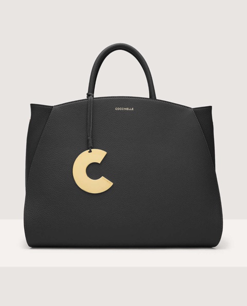 COCCINELLE - Czarna duża torba Concrete - zdjęcie produktu nr 1