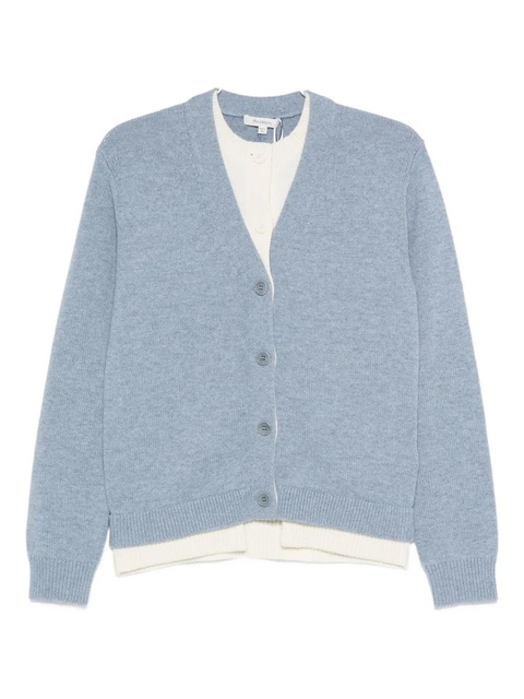 JW Anderson button-front layered cardigan - Blue - zdjęcie produktu nr 2