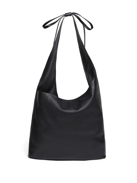 Reformation Vittoria leather oversize tote bag - Black - zdjęcie produktu nr 1
