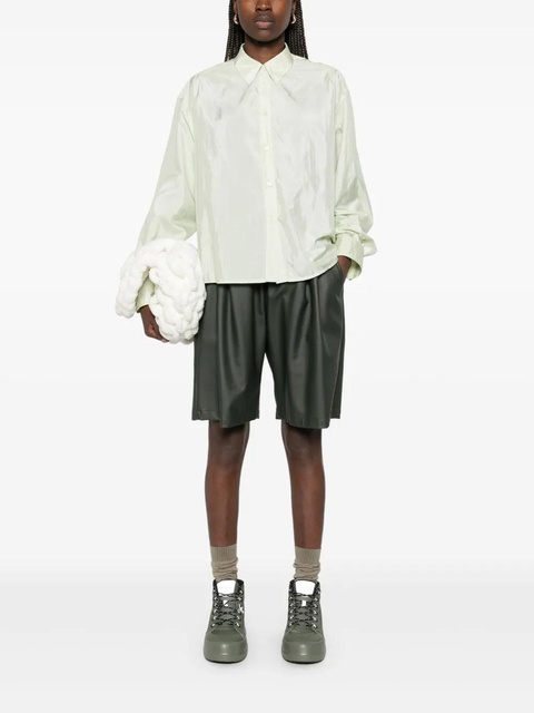 Jil Sander satin shirt - Green - zdjęcie produktu nr 2