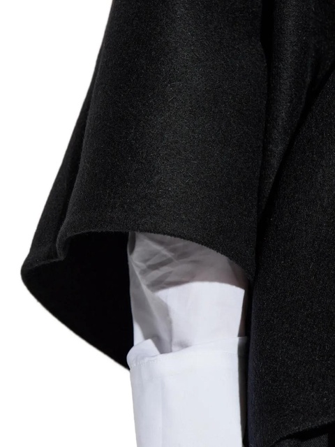 Max Mara Serra draped cape - Black - zdjęcie produktu nr 2