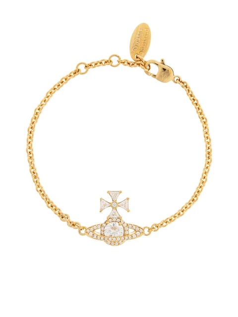 Vivienne Westwood crystal-embellished bracelet - Gold - zdjęcie produktu nr 1